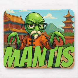 Whip Hand of the Mantis Kung Fu Mouse Pad Musmatta