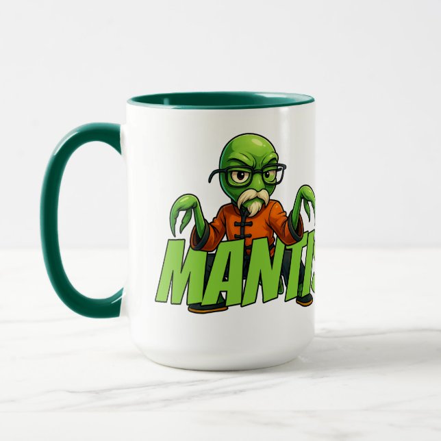 Whip Hand of the Mantis Kung Fu Mug by Phil Elmore Mugg (Vänster)