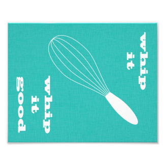 Whip it, Whip It Bra Photo Print - Turcos Fototryck