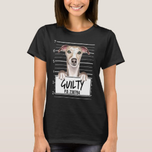 Whip Mugshot Guilty Hund T Shirt