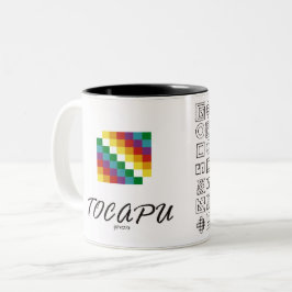 Whipala y Tocapu Två-Tonad Mugg