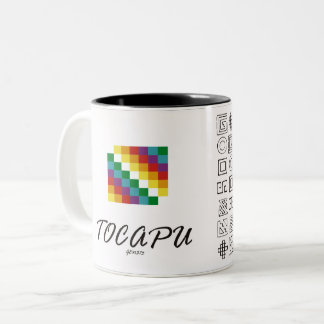 Whipala y Tocapu Två-Tonad Mugg