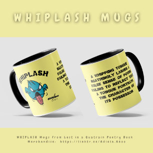WHIPLASH Mugg av Poet Adiela Akoo