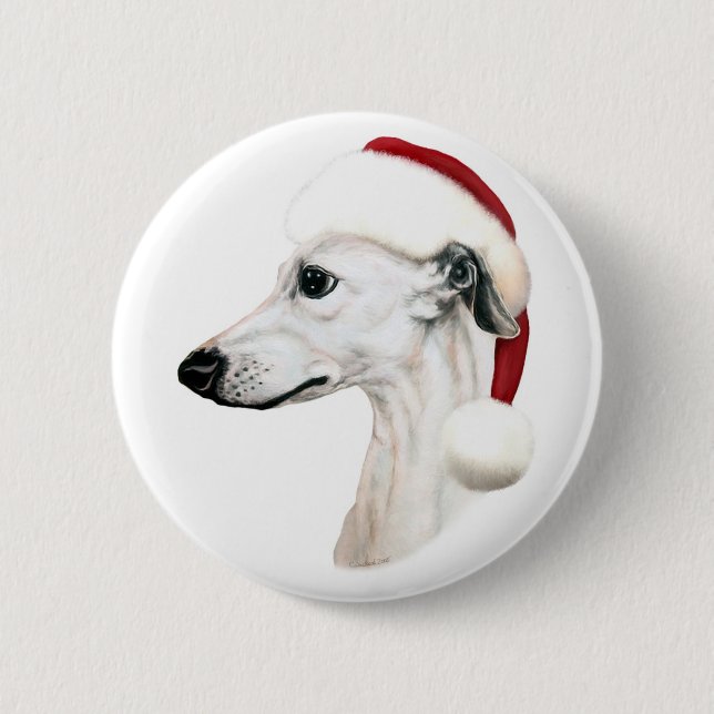 Whipper jul White Santa Knapp (Framsida)