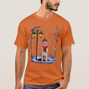 Whipper Santa Snö Julljus Winter Pajama T Shirt