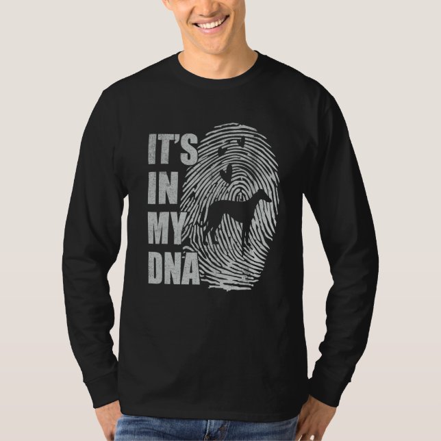 Whippet DNA Dog Mom Dad Dog T Shirt (Framsida)