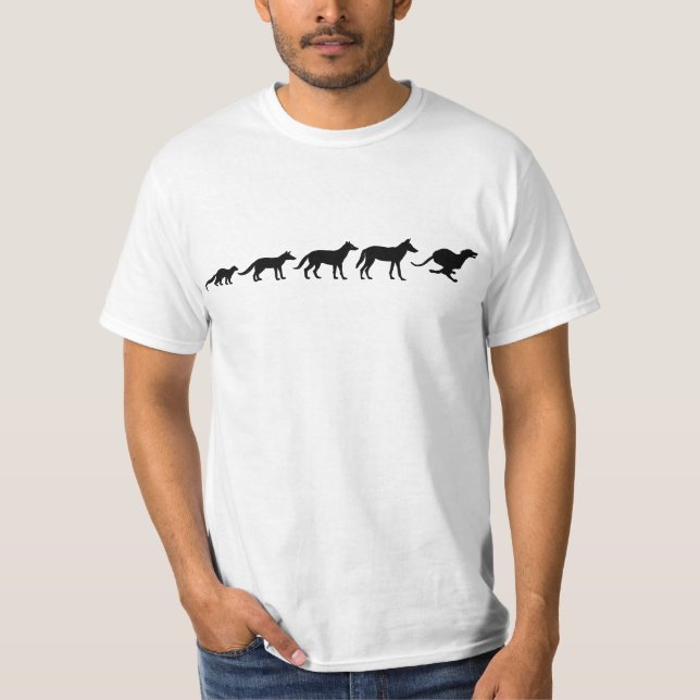 Whippet evolution tee shirt (Framsida)