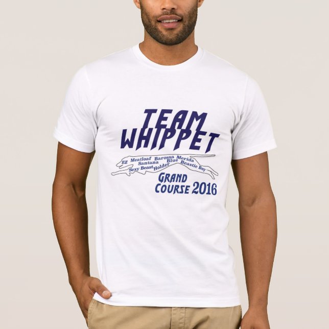 Whippet för 2016 lag skjorta t-shirt (Framsida)