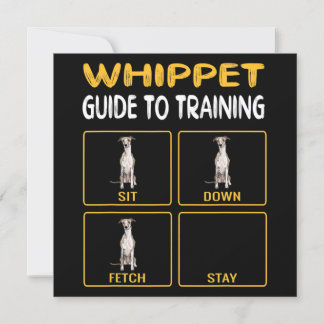 Whippet Guide till träning av hundlydnad Inbjudningar