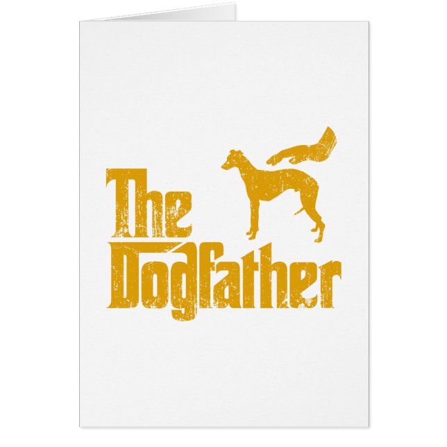 Whippet Hälsningskort (Framsidan)