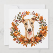 Whippet höstkrans