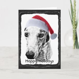 Whippet hund helgkort