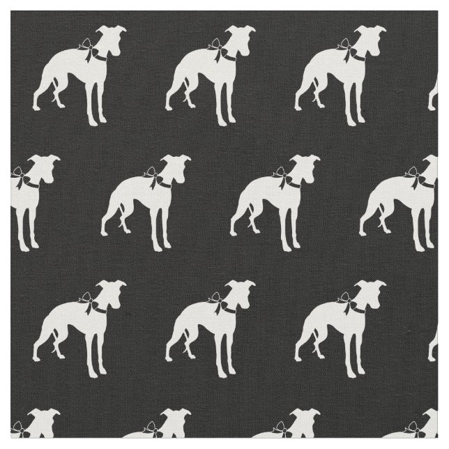 Whippet Hund Silhuett Husdjur Tyg (Närbild)