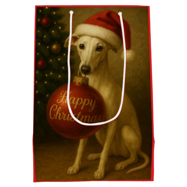 Whippet julklappspåse  (Baksidan)