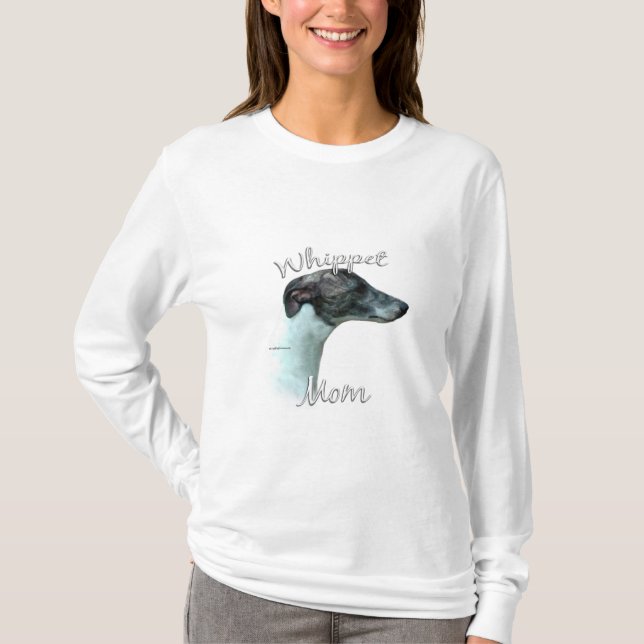 Whippet Mamma 2 T Shirt (Framsida)