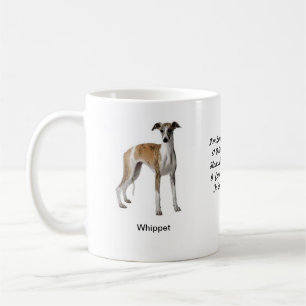 Whippet mugg - med två bilder och ett motiv