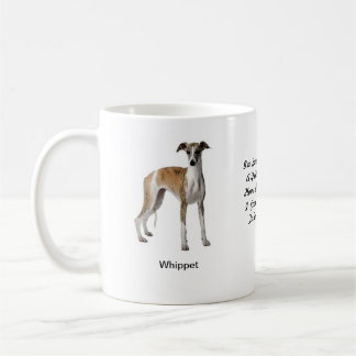 Whippet mugg - med två bilder och ett motiv