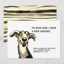 Whippet och jag har flyttat, flyttkort