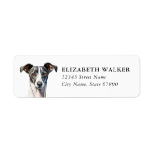 Whippet Returadressetiketter Returadress Etikett