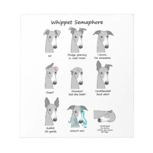 Whippet Semaphore Anteckningsblock