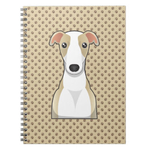 Whippet tecknad anteckningsbok