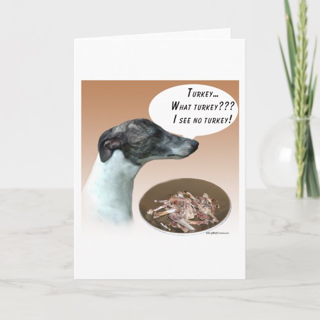 Whippet Turkiet Kort (Framsida)