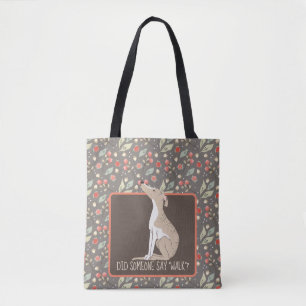 WHIPPET vill ha en Walk Tote Bag Tygkasse