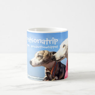 #whippetsonatripmugg kaffemugg