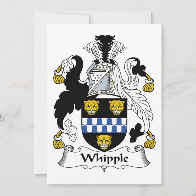 Whipple Family Crest (Framsida)