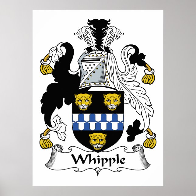 Whipple Family Crest Poster (Framsidan)