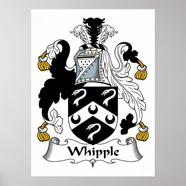 Whipple Family Crest Poster (Framsidan)