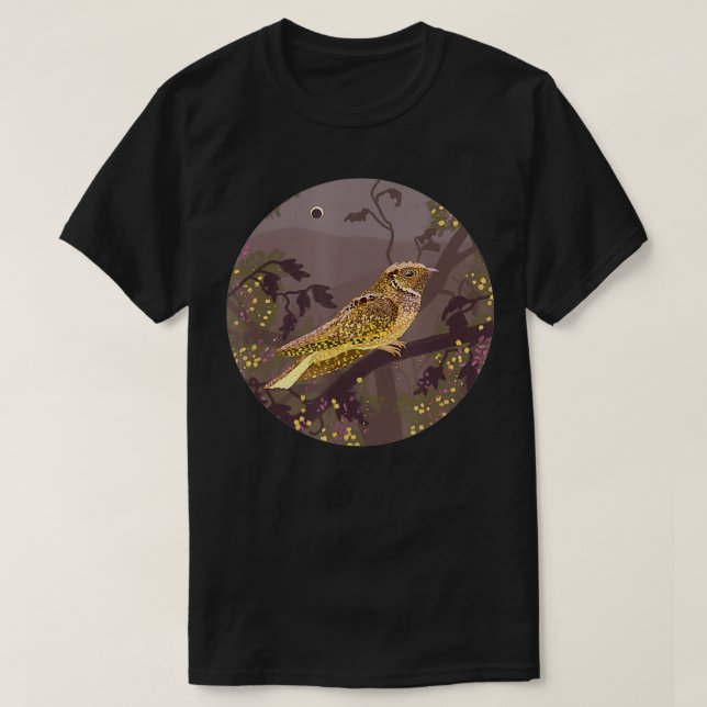 Whippoorwill Bird in a Night moster sak t shirt (Design framsida)