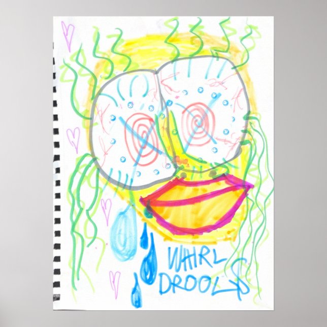 "WHiRL-DROOL$" av thaddeus & crimson's Adam Moyer Poster (Framsidan)