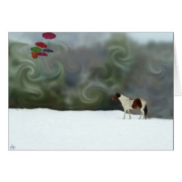 Whirling Dreams Poster Hälsningskort