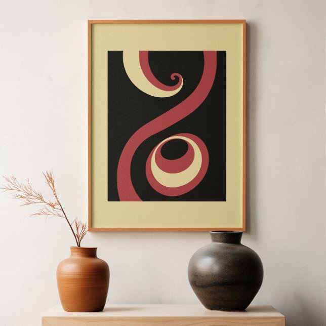 Whirling in Harmony: Fet Abstrakt Poster set II (Skapare uppladdad)