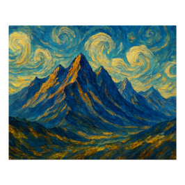 Whirling Peaks Perfect Poster