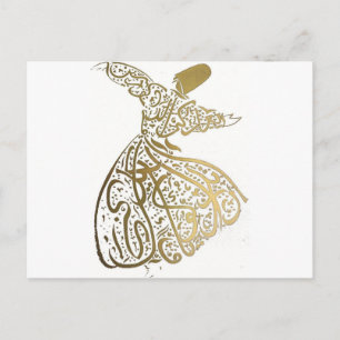 Whirling Sufi Dervish Vykort