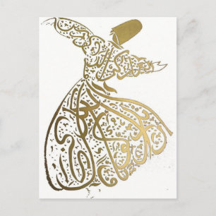 Whirling Sufi Dervish Vykort