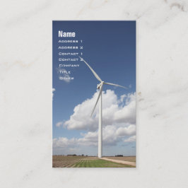 "Whirling Wonders": "Harnessing Nature's Power" Visitkort