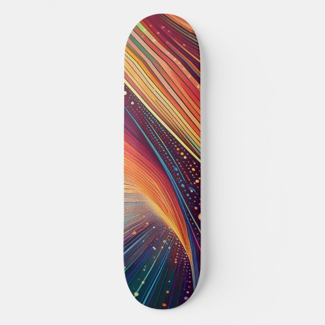 Whirlpool-Abstrakt Mini Skateboard Bräda 18,5 Cm (Framsida)