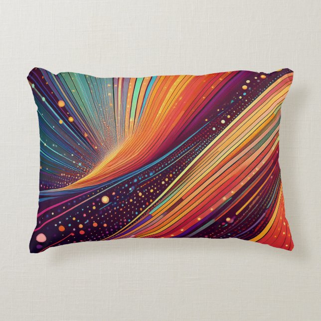 Whirlpool-Abstrakt Prydnadskudde (Framsidan)