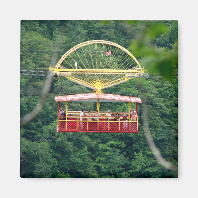 Whirlpool Aero Car: Niagara Falls Magnet (Framsidan)