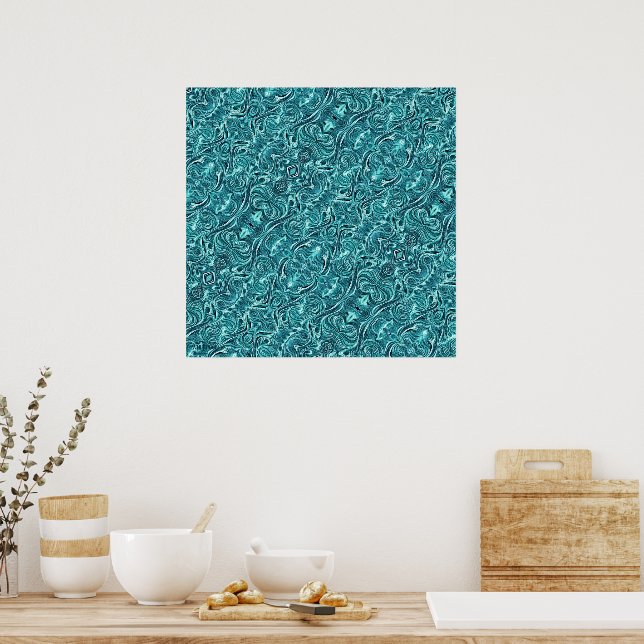 Whirlpool AI Fantasy Digital Art Print Tapet Poster (Kök)
