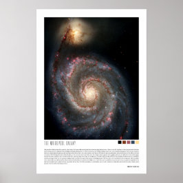 Whirlpool Galaxy (51a, M51a, NGC 5194) Poster