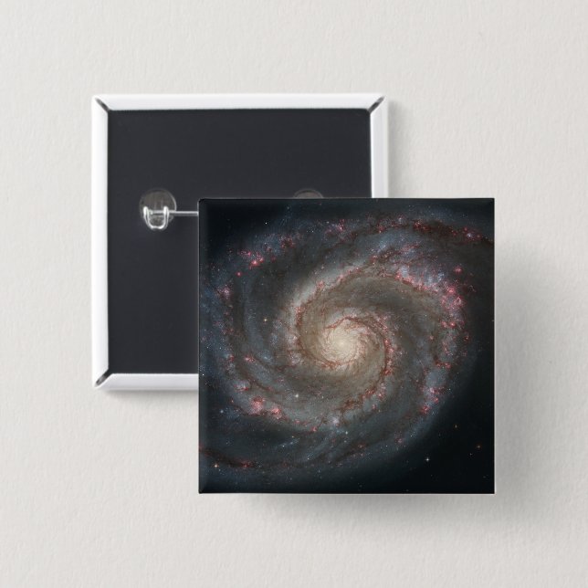 Whirlpool Galaxy M51 & Assion Space Knapp (Framsida & baksida)