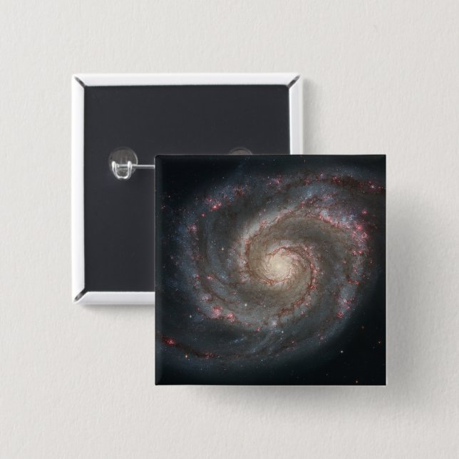 Whirlpool Galaxy M51 & Assion Space Knapp (Framsida & baksida)