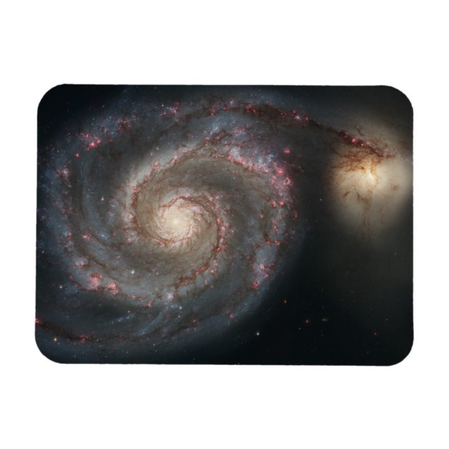Whirlpool Galaxy M51 & Assion Space Magnet (Horisontell)