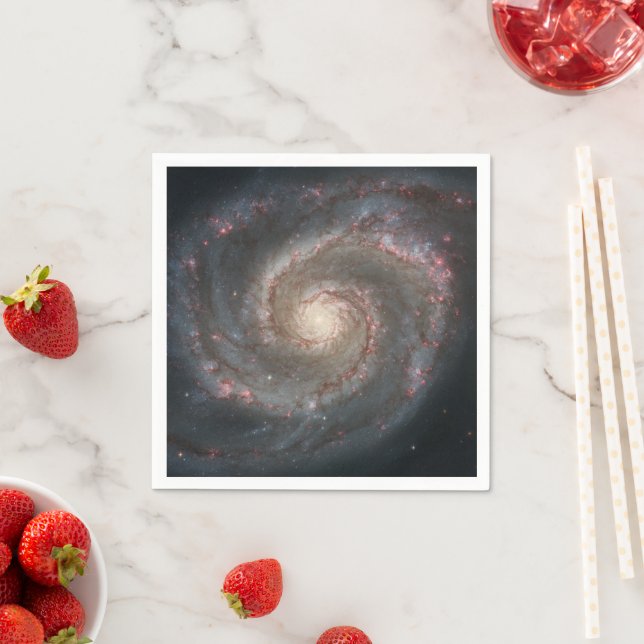 Whirlpool Galaxy M51 & Assion Space Pappersservett (Insitu)