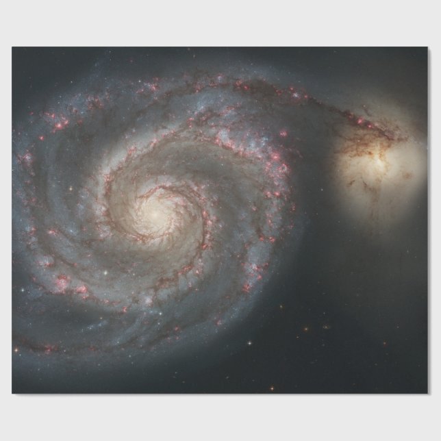 Whirlpool Galaxy M51 & Assion Space Presentpapper (Platt)
