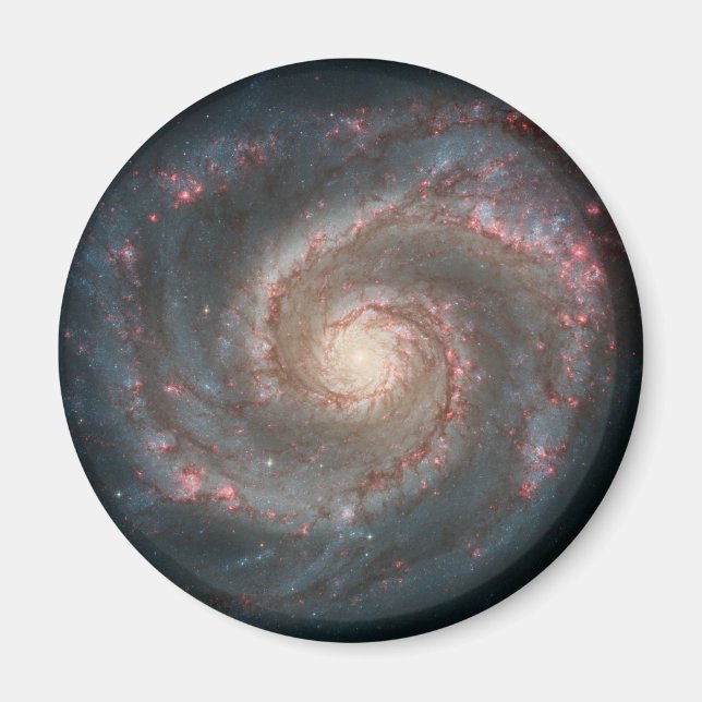 Whirlpool galaxy magnet (Framsidan)